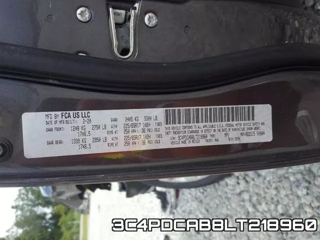 3C4PDCAB8LT218960 фото 2