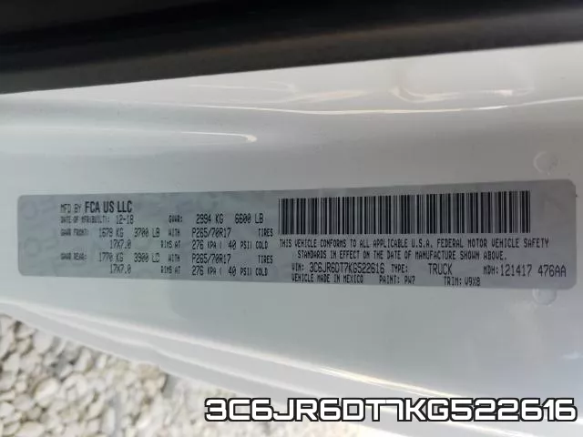 3C6JR6DT7KG522616 фото 2
