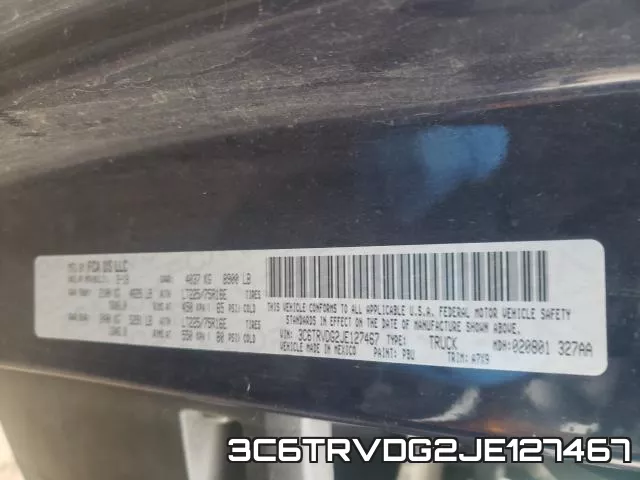 3C6TRVDG2JE127467 фото 2