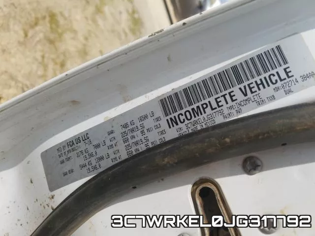 3C7WRKEL0JG317792 фото 2