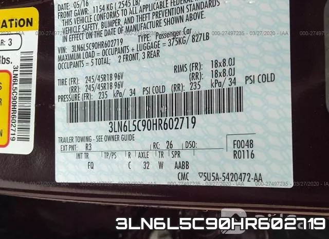 3LN6L5C90HR602719 фото 10