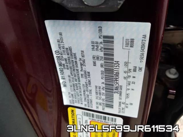 3LN6L5F99JR611534 фото 2