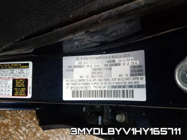 3MYDLBYV1HY165711 фото 2