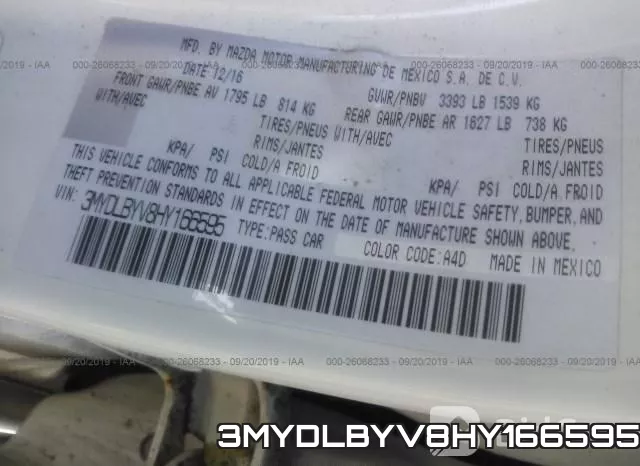 3MYDLBYV8HY166595 фото 10
