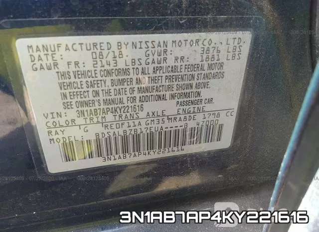 3N1AB7AP4KY221616 фото 10