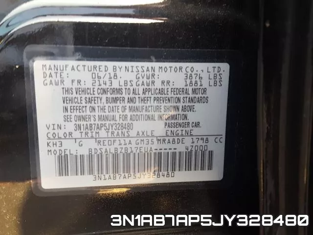 3N1AB7AP5JY328480 фото 2