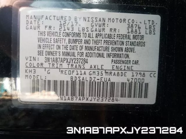 3N1AB7APXJY237284 фото 2
