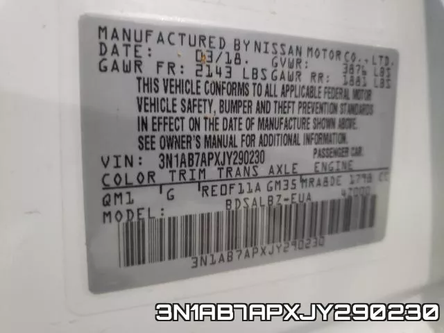 3N1AB7APXJY290230 фото 2