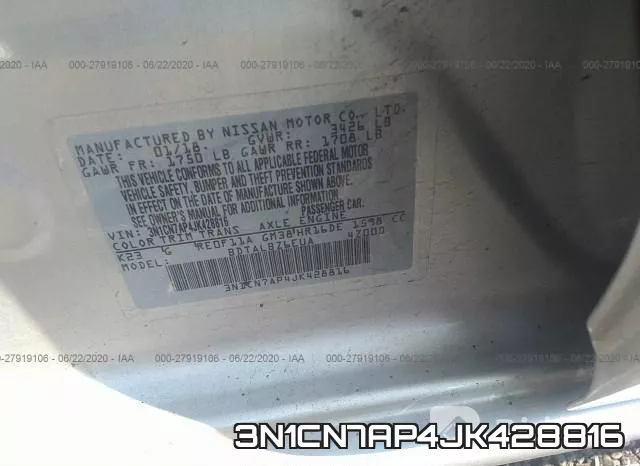 3N1CN7AP4JK428816 фото 10