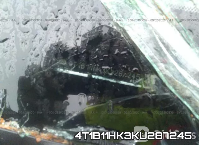 4T1B11HK3KU287245 фото 10
