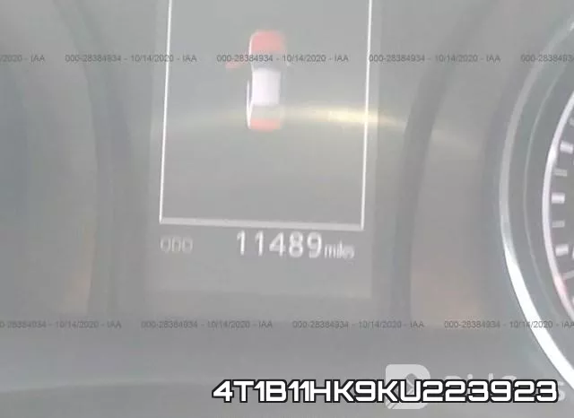 4T1B11HK9KU223923 фото 8