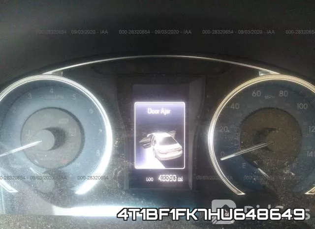 4T1BF1FK7HU648649 фото 8