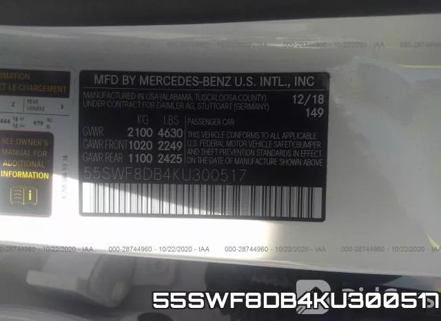 55SWF8DB4KU300517 фото 10