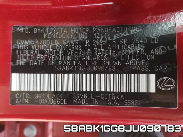 58ABK1GG8JU090783 фото 2