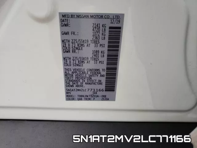 5N1AT2MV2LC771166 фото 2