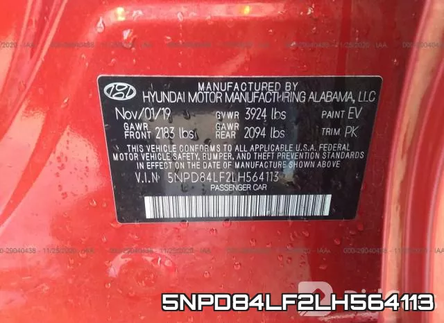 5NPD84LF2LH564113 фото 10