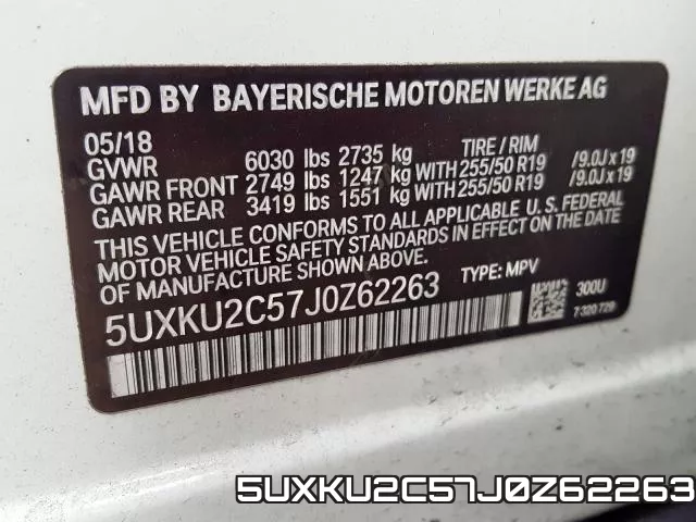 5UXKU2C57J0Z62263 фото 2