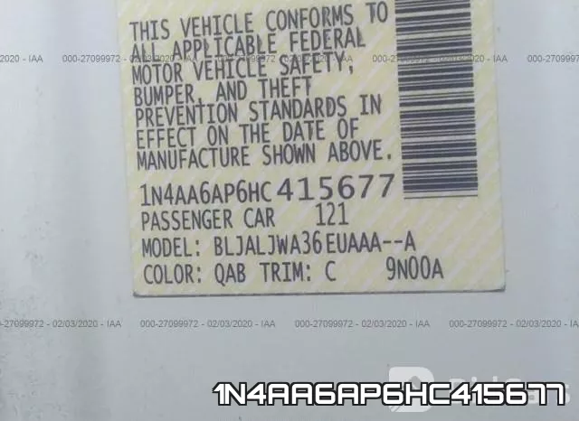 1N4AA6AP6HC415677 фото 10