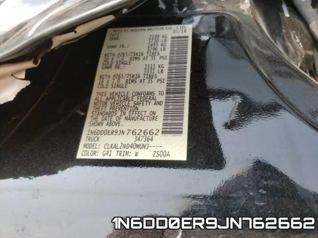 1N6DD0ER9JN762662 фото 2