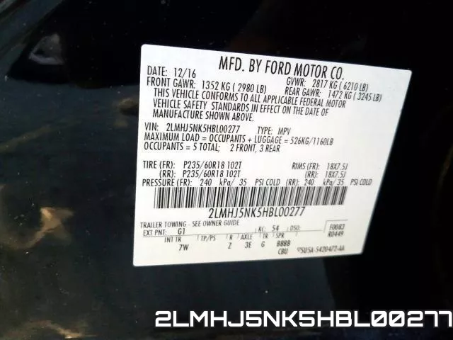 2LMHJ5NK5HBL00277 фото 2