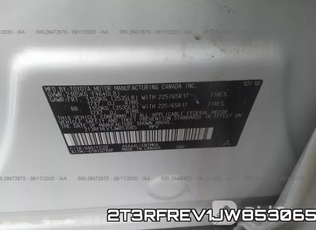 2T3RFREV1JW853065 фото 10