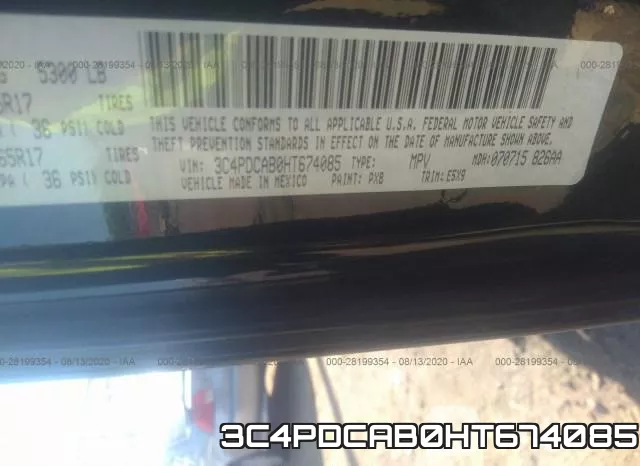 3C4PDCAB0HT674085 фото 10