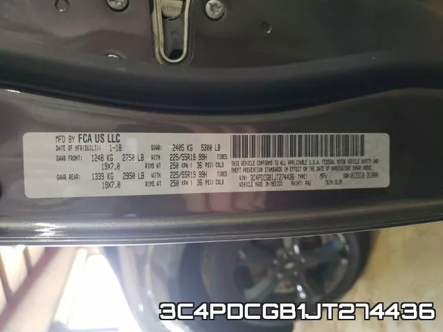 3C4PDCGB1JT274436 фото 2