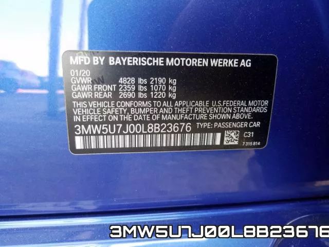 3MW5U7J00L8B23676 фото 2