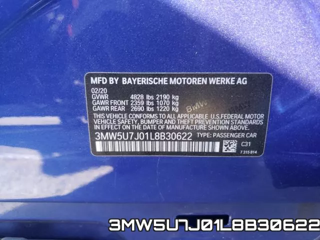 3MW5U7J01L8B30622 фото 2