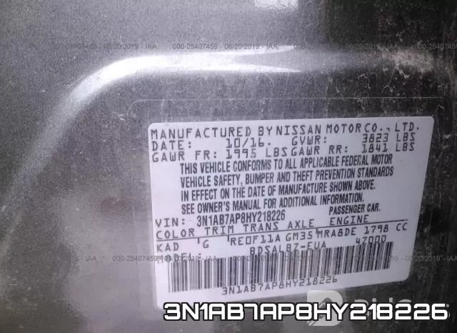 3N1AB7AP8HY218226 фото 10