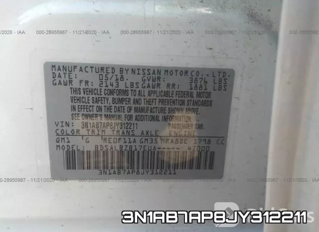 3N1AB7AP8JY312211 фото 10