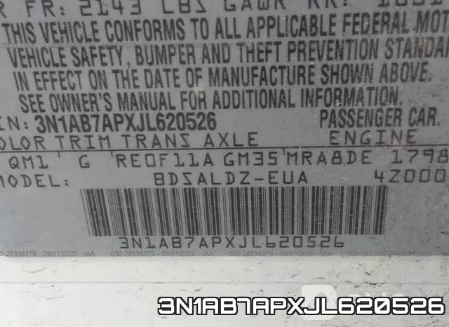 3N1AB7APXJL620526 фото 10