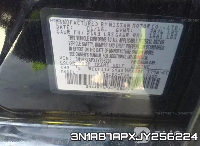3N1AB7APXJY256224 фото 10