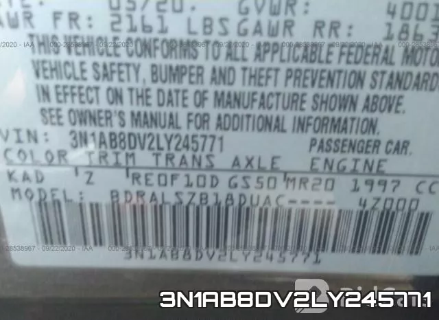 3N1AB8DV2LY245771 фото 10