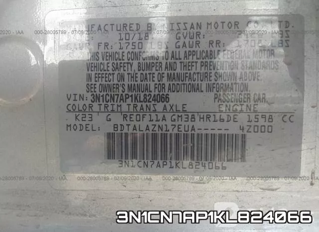 3N1CN7AP1KL824066 фото 10