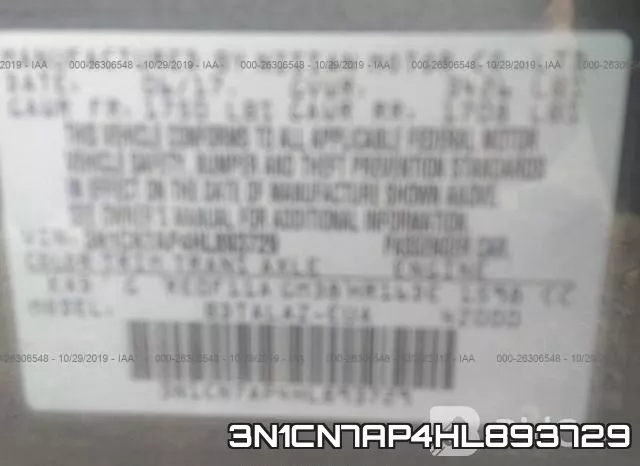 3N1CN7AP4HL893729 фото 10