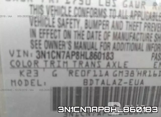 3N1CN7AP8HL860183 фото 9