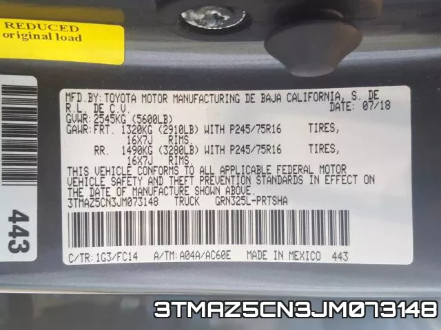 3TMAZ5CN3JM073148 фото 2