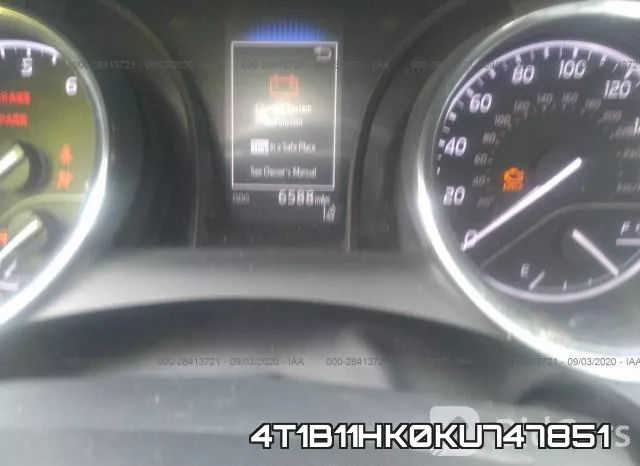 4T1B11HK0KU747851 фото 8