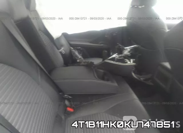 4T1B11HK0KU747851 фото 9