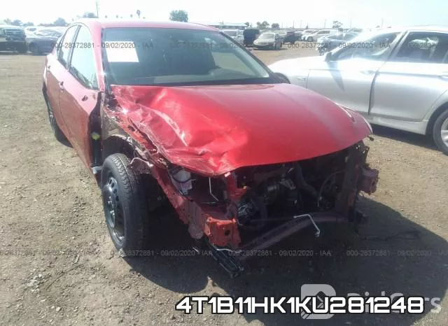 4T1B11HK1KU281248 фото 7