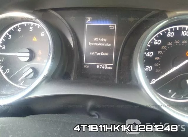 4T1B11HK1KU281248 фото 8