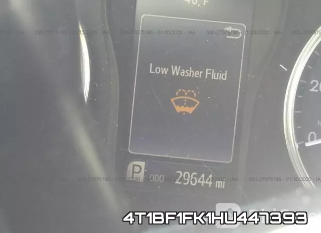 4T1BF1FK1HU447393 фото 8