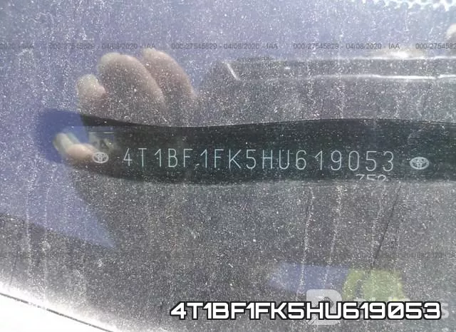 4T1BF1FK5HU619053 фото 10