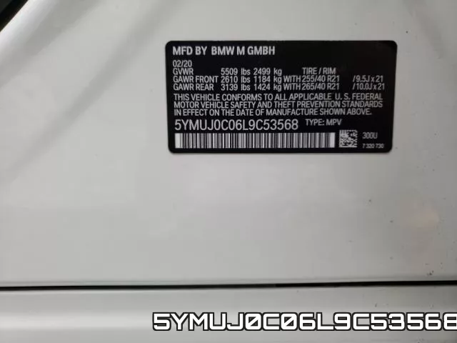 5YMUJ0C06L9C53568 фото 2