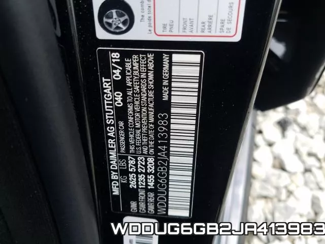 WDDUG6GB2JA413983 фото 2
