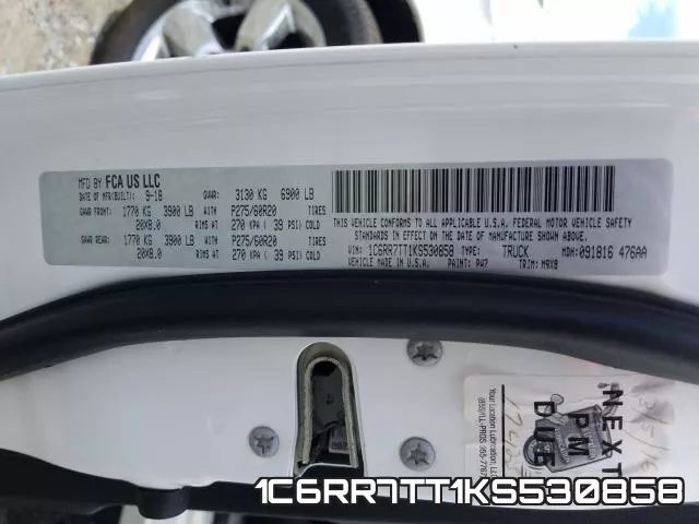 1C6RR7TT1KS530858 фото 2