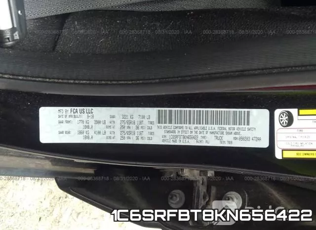 1C6SRFBT8KN656422 фото 10