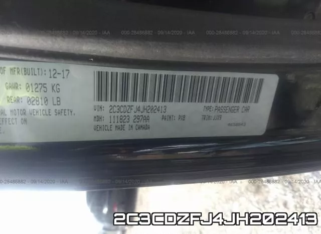 2C3CDZFJ4JH202413 фото 10