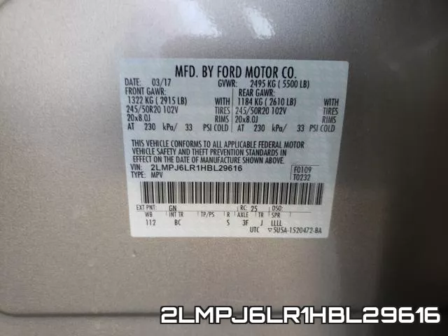 2LMPJ6LR1HBL29616 фото 2
